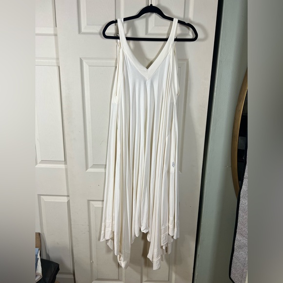 Free People FP Movement Seven Stars Onesie - Flowy Ivory Cream Jumpsuit - Picture 13 of 13